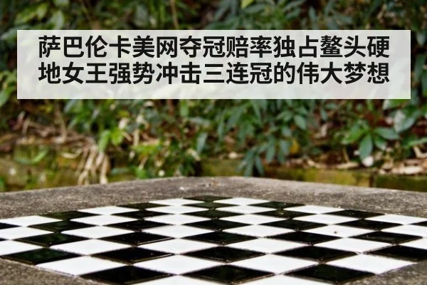 萨巴伦卡美网夺冠赔率独占鳌头硬地女王强势冲击三连冠的伟大梦想